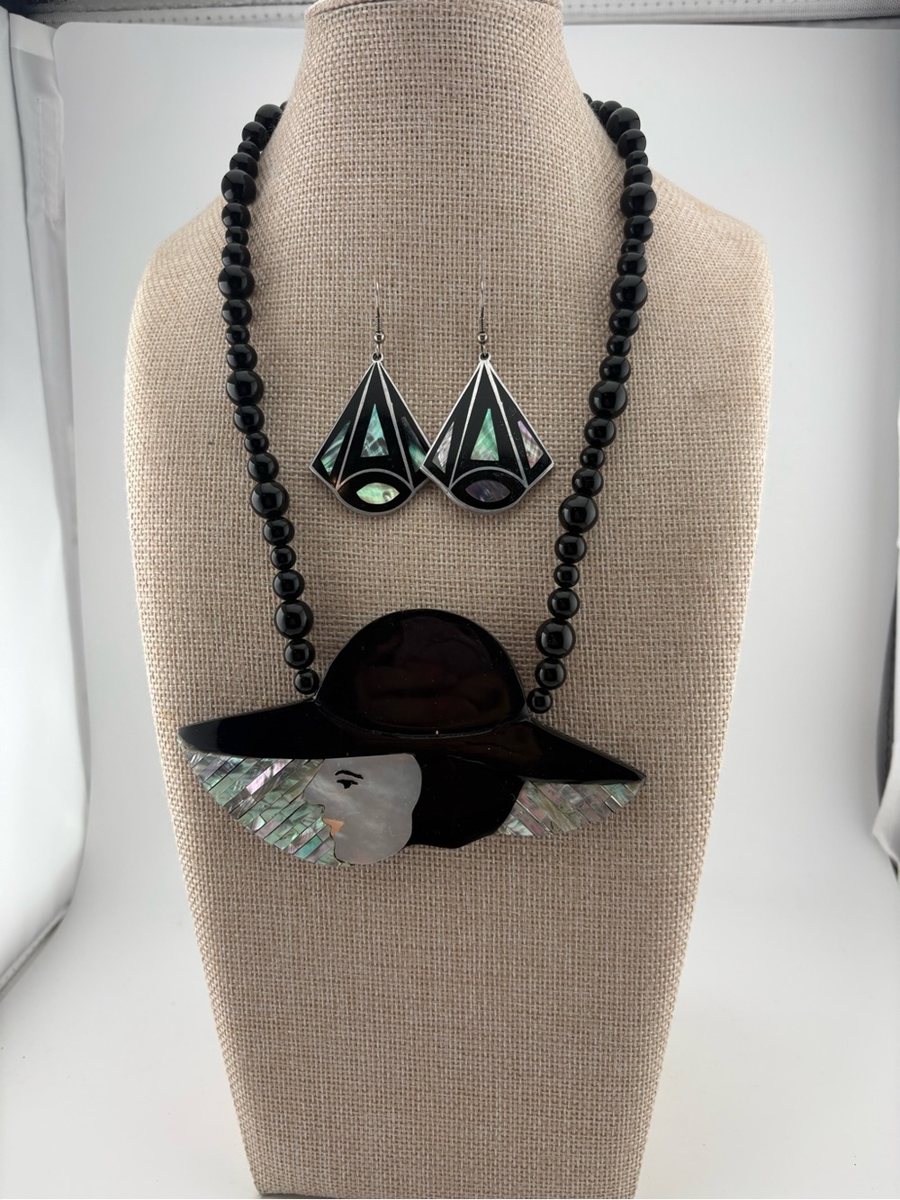 Vintage Karla Jordan Woman Necklace and set of earrings ( not Karla) - Picture 4 of 5